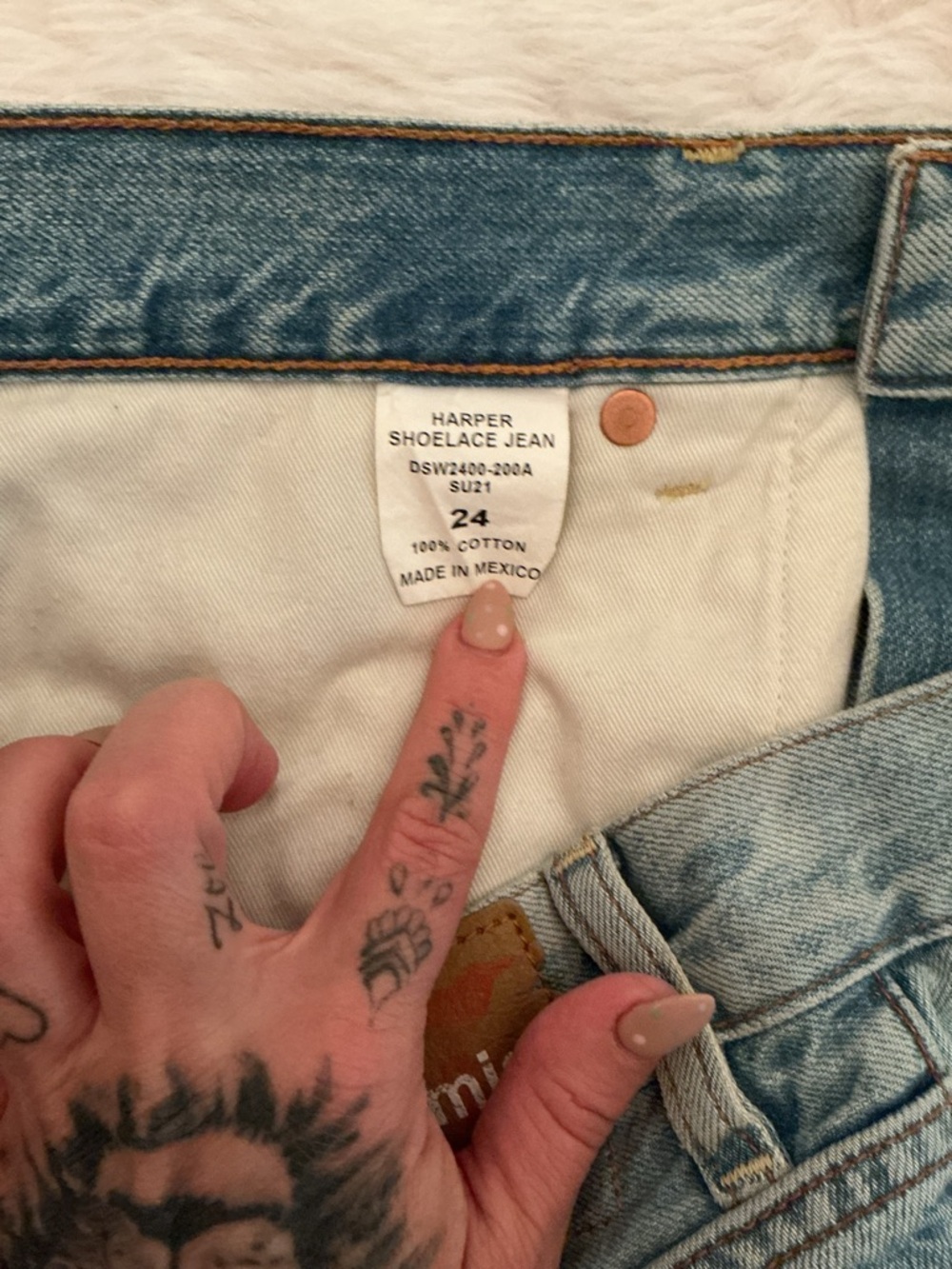Denimist Harper Shoelace Jean (sold at Free People) - Picture 2 of 13